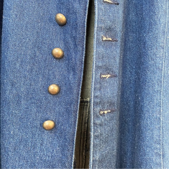Vintage 90s RALPH by Ralph Lauren Western Blue Denim Jacket Womens 12 L - Picture 7 of 11